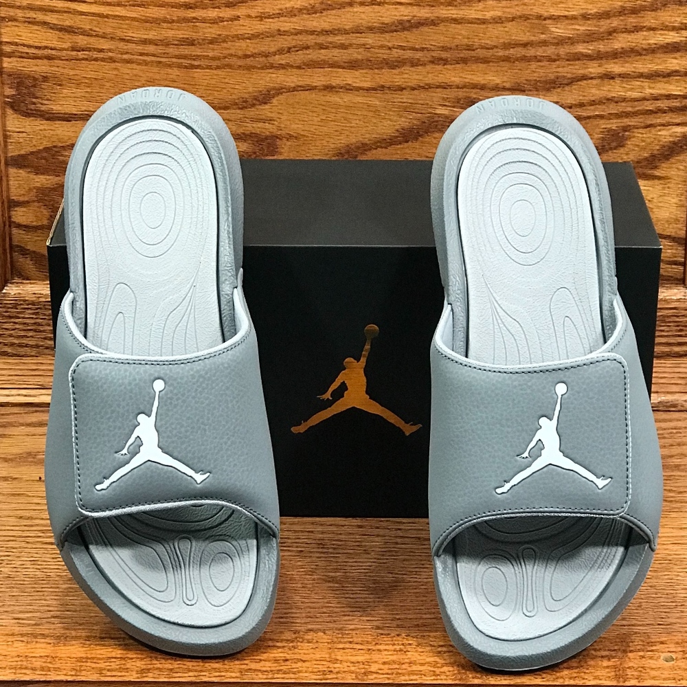 Jordan Hydro 6 Cool Grey White Wolf Grey Sandals